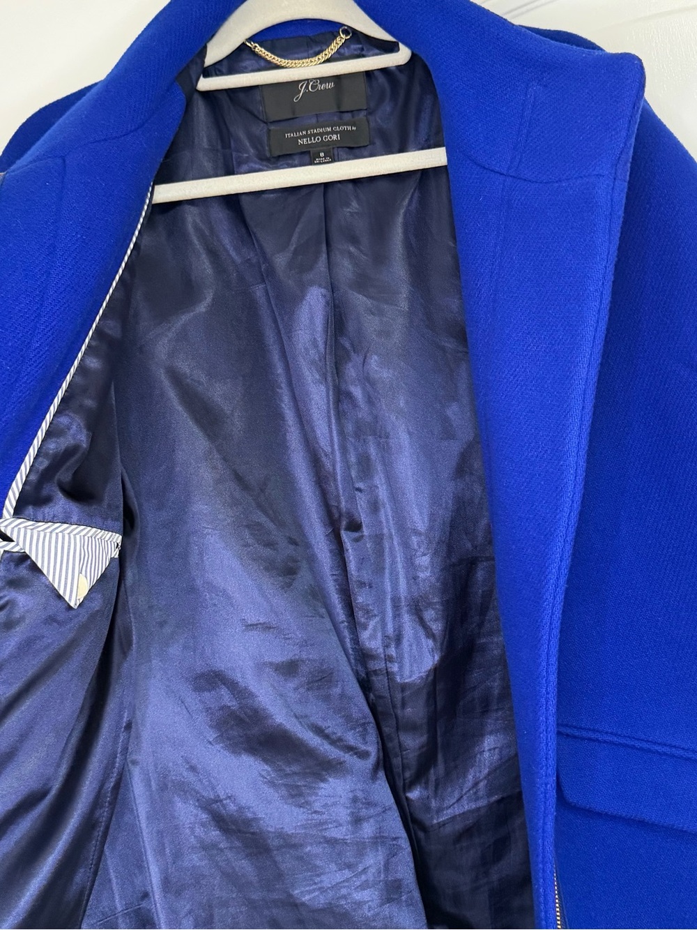 J. Crew Stadium Cloth Cocoon Coat | Size 8 - Picture 6 of 8